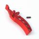 M4 - M16 CNC Curved Trigger Red by JeffTron